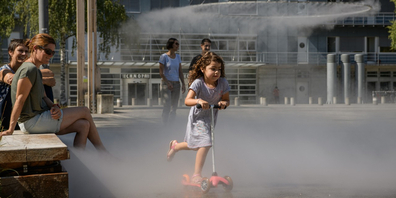 Mit dem Kinderspass auf dem Turbinenplatz dürfte es vorbei sein: Die Nebelwolke wird nicht wiederkehren. 