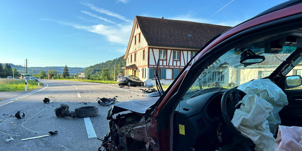 Übersicht der Unfallstelle.