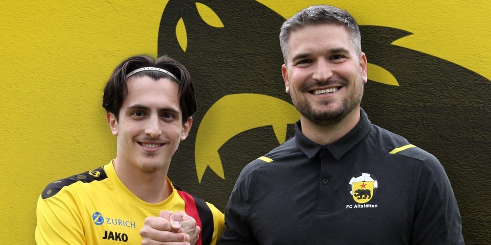 Sportchef Dario Ilic (rechts) freut sich über seinen nächsten Neuzugang.