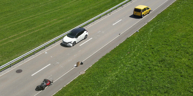 Die Unfallstelle in Schindellegi.