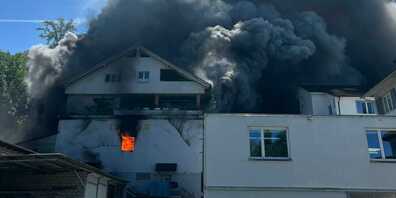 Beim Brand entstand hoher Sachschaden. 