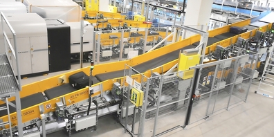 Die neue Gepäcksortieranlage hat eine Förderstrecke von 25 Kilometern. Sie ist das grösste in den vergangenen Jahren umgesetzte Bauprojekt am Flughafen.