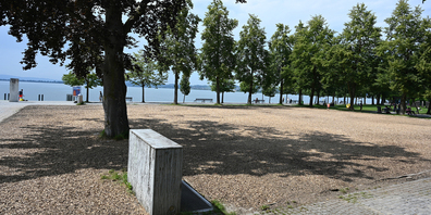 Auf diesen Platz kommt ab Mitte September ein neuer Schotterrasen.