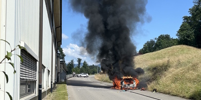 Am Auto entstand Totalschaden.