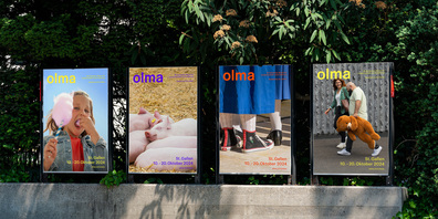 Verschiedene Olma-Momente zieren die Plakate der diesjährigen Ostschweizer Landwirtschaftsmesse.