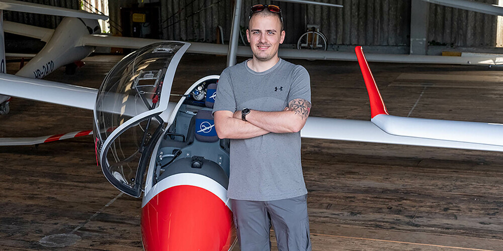 Andrin Schraner: «Ich wollte als Bub schon Pilot werden.»