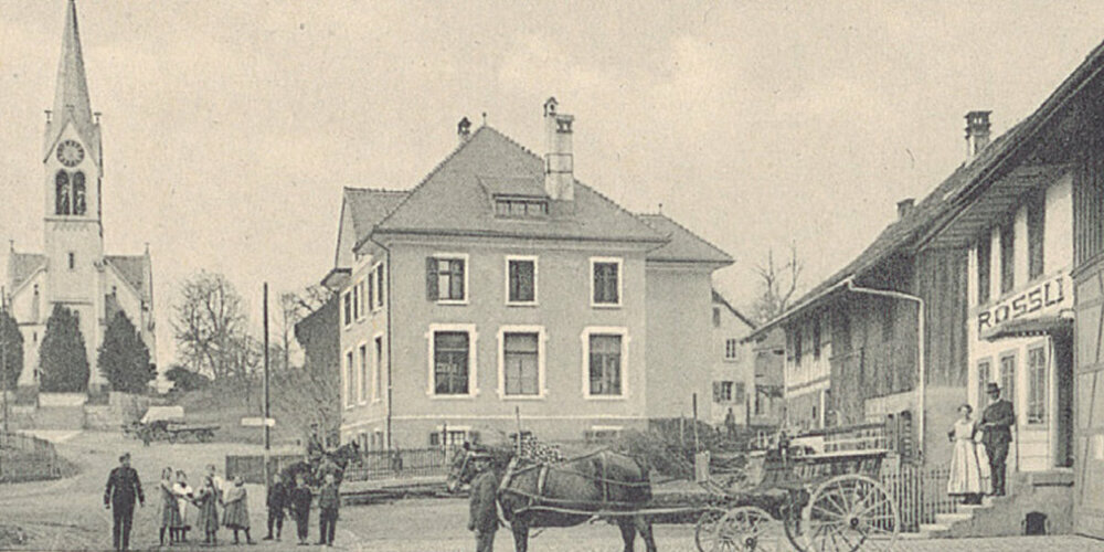 Die Gemeinde Lindau aus alter Zeit.