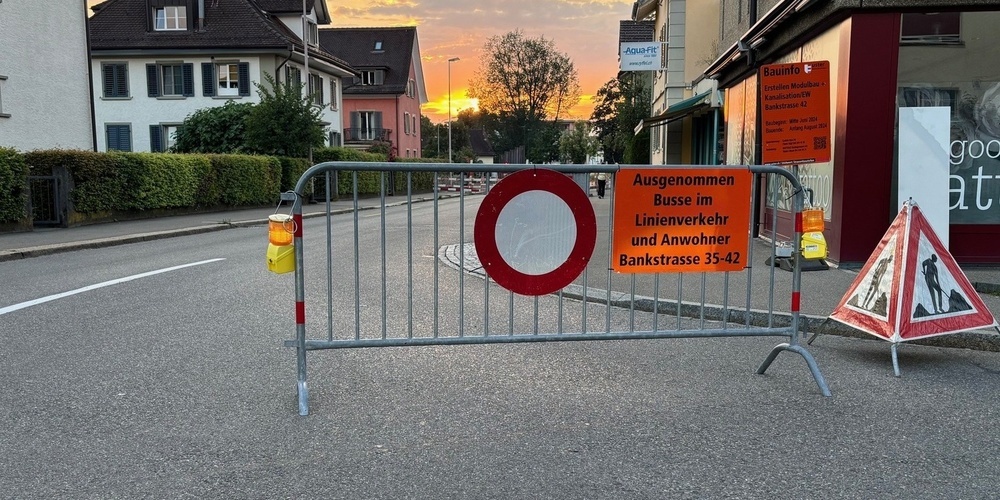 Die Bauarbeiten werden bei den Durchfahrten stellenweise behindert.