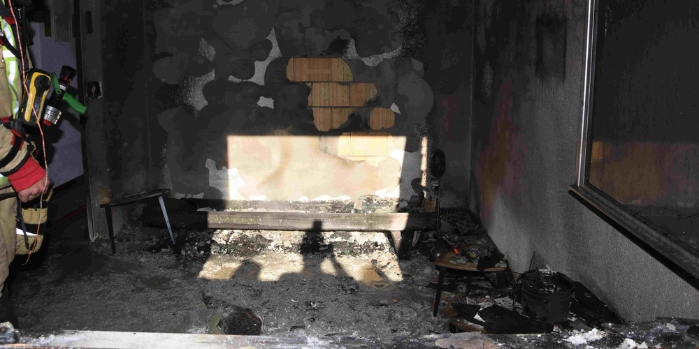 Zimmerbrand in Jona: Alle Hausbewohner wurden evakuiert.