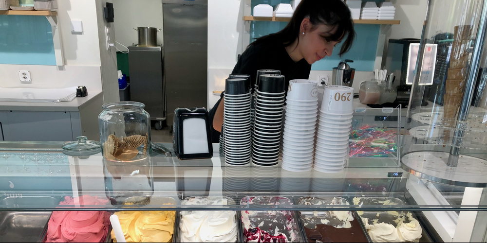 In der Pasticceria Gelateria «aMA» gibt es klassisches italienisches Gelato ohne Firlefanz.