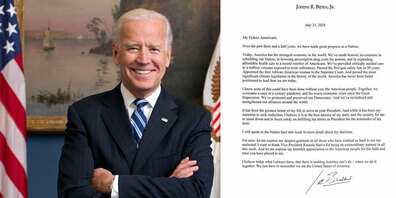 Gibt auch dem parteiinternen Druck nach: Joe Biden ist ab sofort nicht mehr Kandidat für die nächste Amtszeit als US-Präsident.