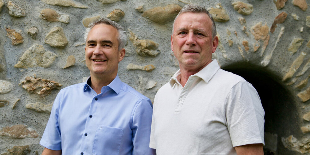 GPK-Kandidat Robert Fritsche (l., neu) und GR-Kandidat Martin Hämmerli (bisher).