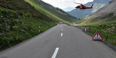 Unfallstelle Forcola-di-Livigno – Sinnbildlich auch für den Unfall am Malojapass