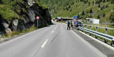 Unfallstelle der Auffahrkollision