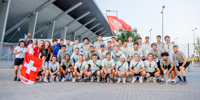 Die Schweizer Team holte insgesamt zehn Medaillen.
