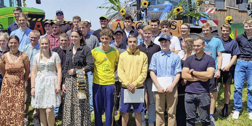Abschliessende Landwirtinnen und Landwirte EFZ in Erstausbildung