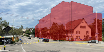 Klein ist der Ersatzneubau definitiv  nicht, wie diese Visualisierung erahnen lässt. 