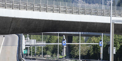 Der Unfall ereignete sich kurz nach dem Nordportal in Fahrtrichtung Norden. (Archivbild)