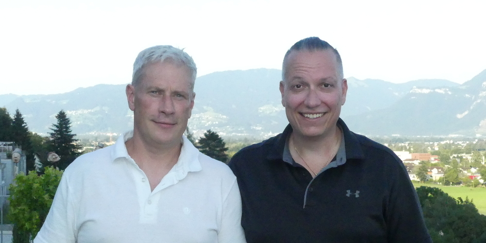 Patrick Rohner (re.) und Markus Enzler von Rebstein 2.0: «Wir wollen uns nicht verstecken»