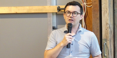 Simon Büchel hielt die Festansprache am 1.August-Brunch des Verkehrsvereins Altstätten