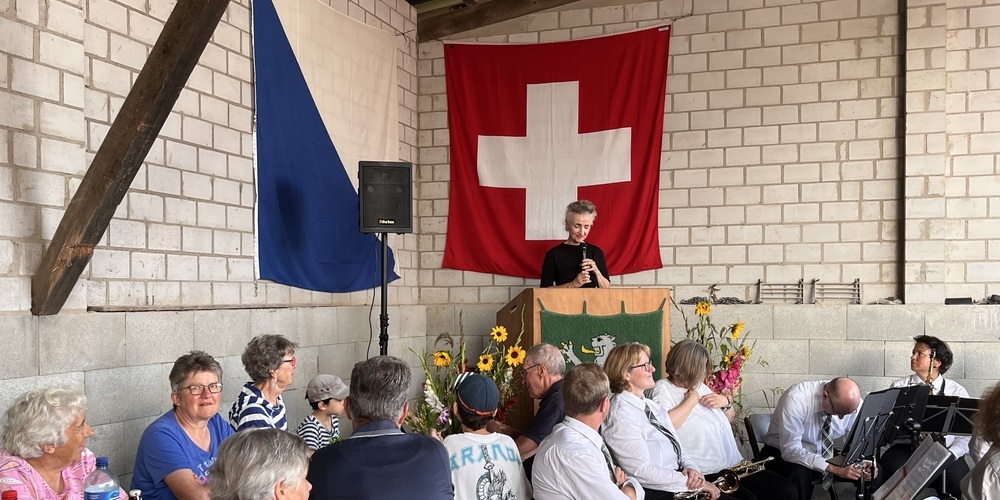 «Wir müssen unsere Freiheit, Stärke und Innovation erhalten», betonte Carmen Walker Späh in ihrer 1. Augustfeier Ansprache in Grüningen. 