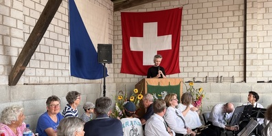 «Wir müssen unsere Freiheit, Stärke und Innovation erhalten», betonte Carmen Walker Späh in ihrer 1. Augustfeier Ansprache in Grüningen. 