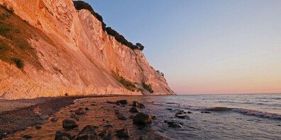 Kreideklippen an der Ostsee.