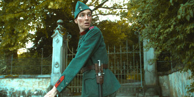 Dimitri Krebs als Ernst Schrämli im Film «Landesverräter« von Michael Krummenacher