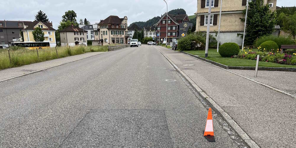 Es entstand Sachschaden von mehreren hundert Franken.