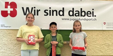 Von links: Elisna de Jager, Jonas Huber, Jasmin Rhyner