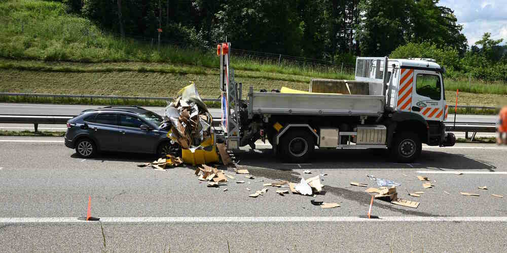 Es entstand Sachschaden von rund 25'000 Franken.