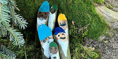 Die Zwerge freuen sich auf viele Besucher.