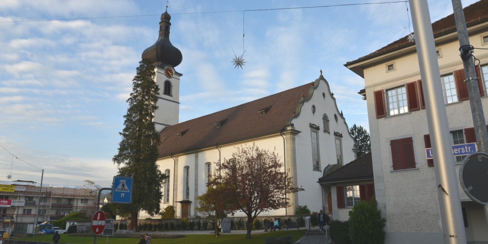 Eines der markantesten Bauwerke in Kaltbrunn: die Kirche St.Georg.