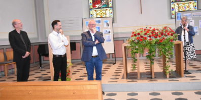 Martin Küssner, Thomas Berchtold, Klaus Stahlberger und Claudia Frigg. 