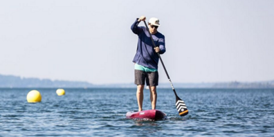Mit dem SUP natur- und wildtierfreundlich auf dem Greifensee unterwegs.