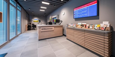 Blick in ein neues SBB-Reisezentrum 