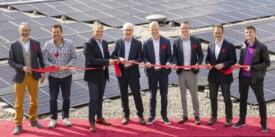 Adriano Tramèr, Ralph Egeter, und Stefano Garbin, SAK, Regierungsrat Dölf Biasotto, Nick, Matthias und Andreas Tischhauser, Tisca und Niklaus Reifler, SAK