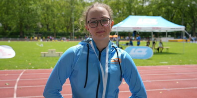 Mela Berger sicherte sich den Titel im Speerwurf.