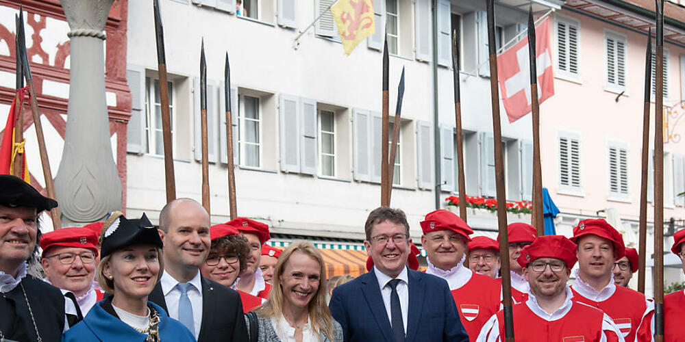 Bundesrat Albert Rösti nahm auch an der Gedenkfeier teil.