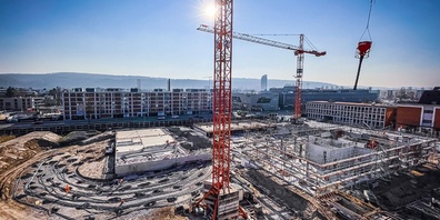 Der Empa-Campus in Dübendorf und das kürzlich fertiggestellte Erdsondenfeld mit 144 Erdsonden sind eine Pilotanlage im EU-Projekt GOES. Ziel des Projekts ist es, eine erste Anwendung für «Platform-based Design» zu entwickeln.