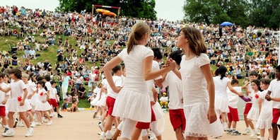 Am Kinderfest-Tag ist einiges los.