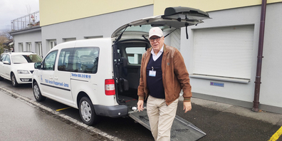 Hans Peter Rathgeb macht sich parat für seine Tour.
