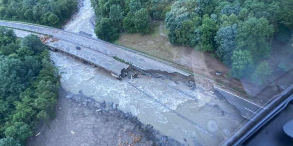 Der Kanton St.Gallen spendet für Betroffene der schweren Unwetter wie beispielsweise im Bündner Misox.