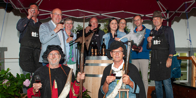 Nach 18 Monaten Barriqueausbau wurde der Torkelwy feierlich geöffnet.