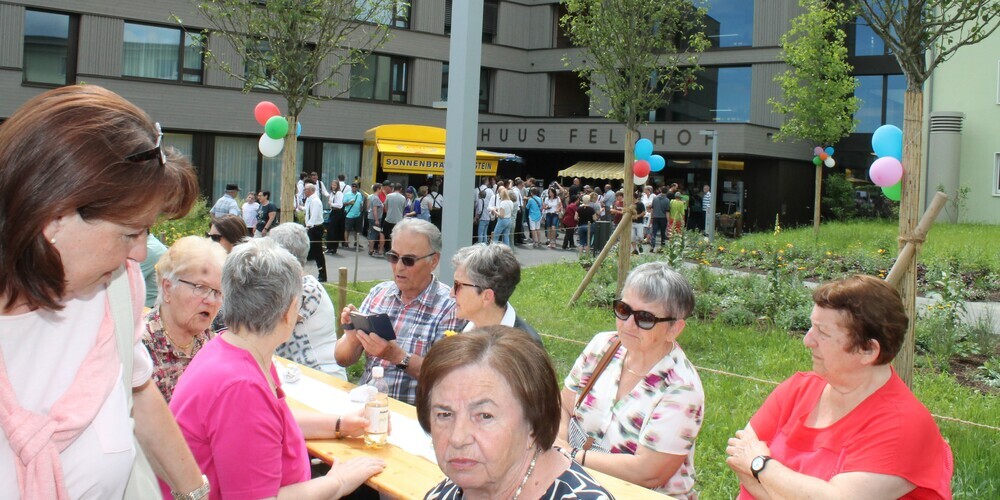 Das Interesse am erweiterten Huus Feldhof war den ganzen Tag riesig