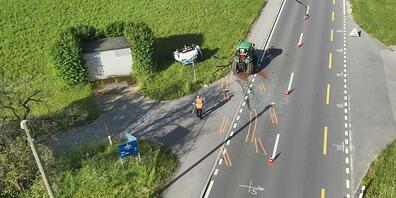 Bei der Kollision in Neuheim wurden zwei Personen verletzt.