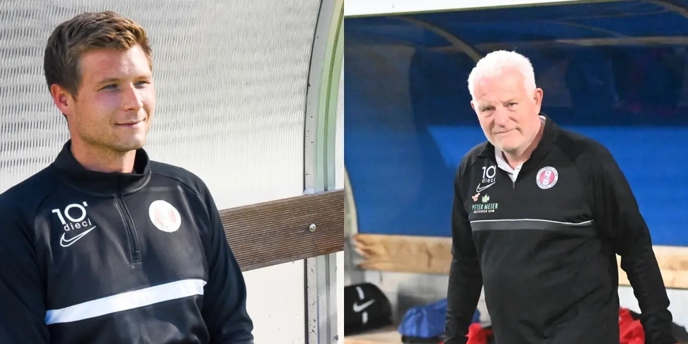 Gerold Bisig jun. (l.) übernimmt von Bruno Schyrr das Traineramt bei den Frauen des FC Rapperswil-Jona.