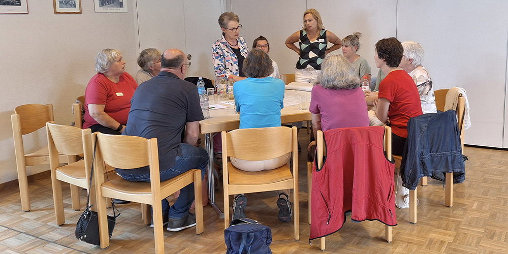 Motiviertes Mitdenken: Die Teilnehmenden der Workshops haben sich an den Diskussionen rege beteiligt.
