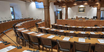 Der Saal des Schwyzer Kantonsrats. (Archivaufnahme)