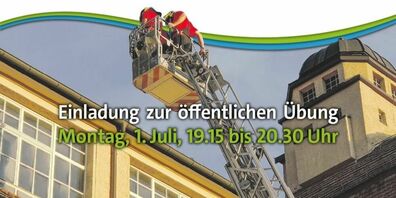 Über 160 Feuerwehrleute zeigen ihr Können der Bevölkerung.